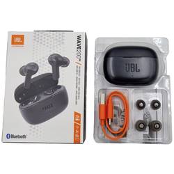 JBL Wave 200 TWS Headset do uší (In Ear) Bluetooth® stereo černá mobil