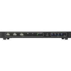 SpeaKa Professional 4 porty přepínač KVM HDMI USB 1920 x 1080 Pixel, 3840 x 2160 Pixel