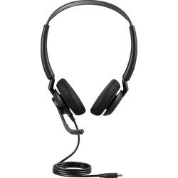 Jabra Engage 50 II Headset otevřená (On Ear) kabelová stereo černá Potlačení hluku, Redukce šumu mikrofonu headset, regulace hlasitosti, Vypnutí zvuku