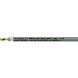 Helukabel 49842 kabel pro energetické řetězy S-PAAR-TRONIC 340-C-PUR 8 x 0.34 mm² šedá 100 m