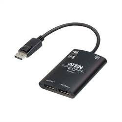 ATEN VS92DP DisplayPort rozbočovač 3840 x 2160 Pixel černá