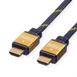Roline HDMI kabel Zástrčka HDMI-A, Zástrčka HDMI-A 5.00 m vícebarevná 11.04.5505 standardní HDMI HDMI kabel