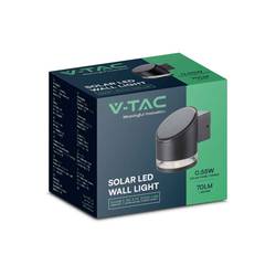 V-TAC VT-1138 10384 venkovní solární nástěnné osvětlení 1 W Barvy světla (LED svítidlo): teplá bílá