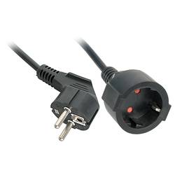 LINDY 30245 napájecí prodlužovací kabel, černá, 5 m