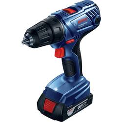 Bosch Professional 06019H1008 aku vrtací šroubovák, 18 V Li-Ion vč. 2x aku, 06019H1008
