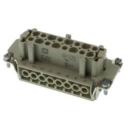 HARTING Han® 16E-bu-s 09330162711 konektorová vložka, zásuvka, seria Han® E, 1 ks