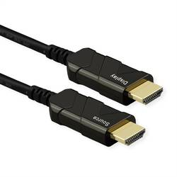 Roline HDMI kabel Zástrčka HDMI-A, Zástrčka HDMI-A 15.00 m černá 14.01.3484 8K UHD HDMI kabel