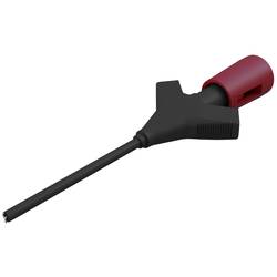 SKS Hirschmann MICRO-KLEPS rt krokosvorka, konektor 0,64 mm, CAT I, červená