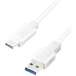 LogiLink USB kabel USB 3.2 Gen1 (USB 3.0 / USB 3.1 Gen1) USB-A zástrčka, USB-C ® zástrčka 0.15 m CU0172
