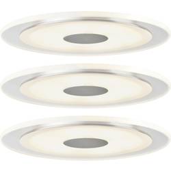 Paulmann 92543 Whirl LED vestavné svítidlo, LED, pevně vestavěné LED, 18 W, hliník, sada 3 ks