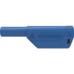 Schützinger DI SFK 8500 L Ni / AS / BL bezpečnostní banánek 4 mm Rovná Ø pin: 4 mm modrá 1 ks