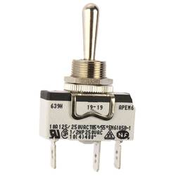APEM 639H/2 páčkový spínač 250 V/AC 10 A 1x zap/vyp/zap s aretací/0/s aretací 1 ks
