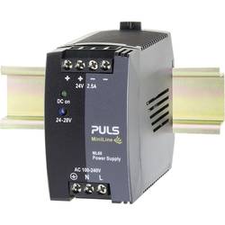 PULS MiniLine ML60.242 síťový zdroj na DIN lištu, 24 V/DC, 2.5 A, 60 W, výstupy 1 x
