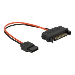 Delock pevný disk kabel 0.1 m černá, červená