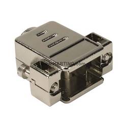 Harting 09 67 009 0443 09670090443 D-SUB pouzdro Pólů: 9 plast, pokovený 180 ° stříbrná 1 ks