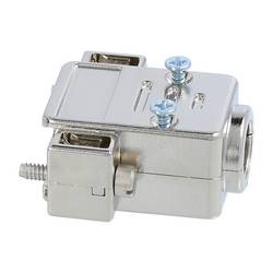 HARTING 09 67 009 0443 09 67 009 0443 D-SUB pouzdro Pólů: 9 plast, pokovený 180 ° stříbrná 1 ks