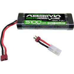 Absima 4100013 akupack NiMH (modelářství), 7.2 V, 5100 mAh, články 6, Hardcase, T zásuvka, zásuvka Tamyia