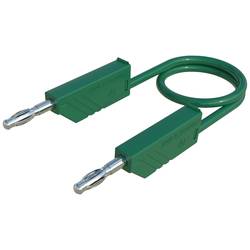 SKS Hirschmann CO MLN 200/1 měřicí kabel lamelová zástrčka 4 mm lamelová zástrčka 4 mm 2.00 m zelená 1 ks
