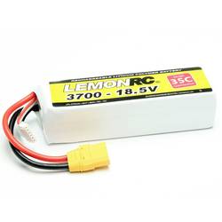 LemonRC 15730 akupack Li-Pol (modelářství), 18.5 V, 3700 mAh, články 5, 35 C, Softcase, XT90