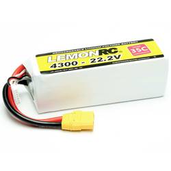 LemonRC 15735 akupack Li-Pol (modelářství), 22.2 V, 4300 mAh, články 6, 35 C, Softcase, XT90