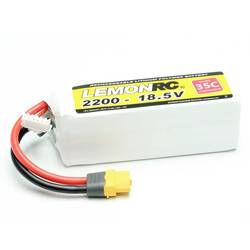 LemonRC 15749 akupack Li-Pol (modelářství), 18.5 V, 2200 mAh, články 5, 35 C, Softcase, XT60