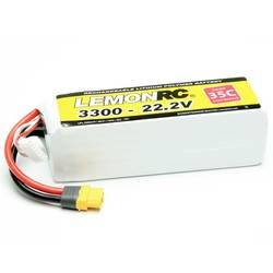 LemonRC 15753 akupack Li-Pol (modelářství), 22.2 V, 3300 mAh, články 6, 35 C, Softcase, XT60