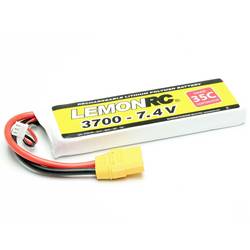 LemonRC 15755 akupack Li-Pol (modelářství), 7.4 V, 3700 mAh, články 2, 35 C, Softcase, XT90