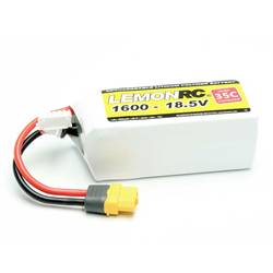 LemonRC 15745 akupack Li-Pol (modelářství), 18.5 V, 1600 mAh, články 5, 35 C, Softcase, XT60