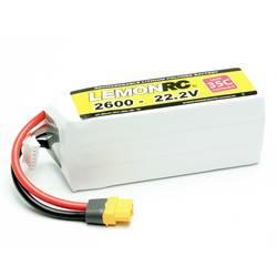 LemonRC 15752 akupack Li-Pol (modelářství), 22.2 V, 2600 mAh, články 6, 35 C, Softcase, XT60
