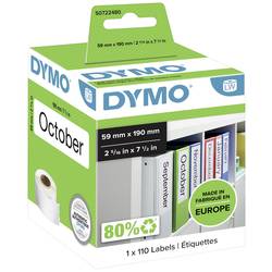 DYMO etikety v roli 99019 S0722480 59 x 190 mm papír bílá 110 ks trvalé štítky složek