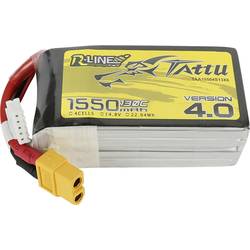 Tattu TA-RL-130C-1550-4S1P akupack Li-Pol (modelářství), 14.8 V, 1550 mAh, články 4, 130 C, blok, XT60