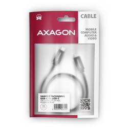 AXAGON BUCM32-CM20AB USB kabel černá 2 m