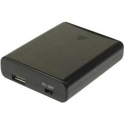 Velleman BH341USB úložný box na baterie 4x AA (d x š x v) 60 x 20 x 80 mm