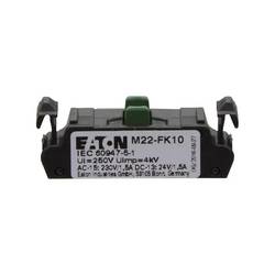 Eaton M22-FK10 spínací kontaktní prvek 1 spínací kontakt bez aretace 230 V/AC, 24 V/DC 1 ks