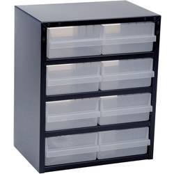 raaco 250/8-2 zásobník drobných dílů (d x š x v) 255 x 357 x 435 mm přihrádek: 8 Obsah 1 ks