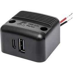 ProCar Vestavná dvojitá zásuvka USB-C/a PD/QC max. 30 W. 12 V, 24 V