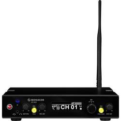 Monacor ATS-80ST na stojanu mikrofonový vysílač Druh přenosu:Digital XLR, cinch vstup, cinch (stereo), na sluchátka (jack 3,5 mm) Digital