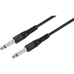 Monacor 0062760 jack audio propojovací kabel [1x jack zástrčka 6,3 mm (mono) - 1x jack zástrčka 6,3 mm (mono)] 1.2 m černá