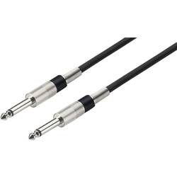 Monacor 0060470 jack audio propojovací kabel [1x jack zástrčka 6,3 mm (mono) - 1x jack zástrčka 6,3 mm (mono)] 3 m černá