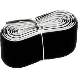 Monacor CS-5100/SW pásek se suchým zipem, (d x š) 100 cm x 5 cm, černá, 1 m