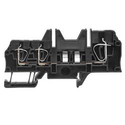 Z-series, Fuse terminal, Rated cross-section: 6 mm², Tension clamp connection, Wemid, Black, Direct mounting ZSI 2X6/4X2.5 FC 1058520000 černá Weidmüller