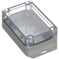 TRU COMPONENTS TC-10860804 Přírubové pouzdro 150 x 100 x 60 polykarbonát světle šedá 1 ks