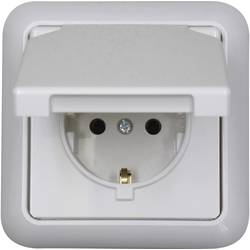 N & L 101803 zásuvka do zdi IP44 ultra bílá