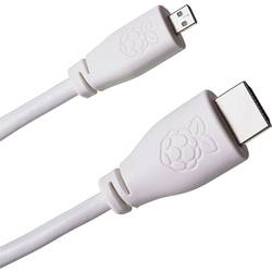 Raspberry Pi® T7689AX HDMI kabel Raspberry Pi® [1x HDMI zástrčka - 1x micro HDMI zástrčka D] 1.00 m bílá