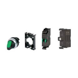 Eaton 110924 M22-WRLK-G-K10LED-BVP přepínač plastový přední prstenec otočný přepínač zelená 1 ks