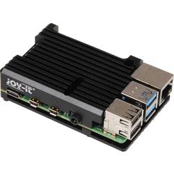 Joy-it ARMOR Case BLOCK SBC skříň Vhodné pro (vývojové sady): Raspberry Pi® včetně pasivního chladiče černá