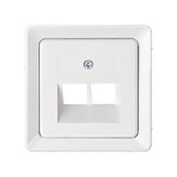 ELSO 206414 Centrální deska ELSO 206414 pro 2x RJ45, čistě bílá 1 ks