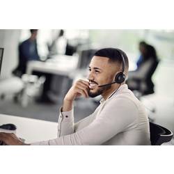 Jabra Engage 40 Headset otevřená (On Ear) kabelová stereo černá Redukce šumu mikrofonu, Potlačení hluku headset, regulace hlasitosti, Vypnutí zvuku mikrofonu