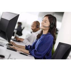 Jabra Engage 40 Headset otevřená (On Ear) kabelová stereo černá Redukce šumu mikrofonu, Potlačení hluku headset, regulace hlasitosti, Vypnutí zvuku mikrofonu