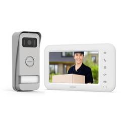 Avidsen ELIA SMART Wi-Fi domovní video telefon kompletní sada, bílá, hliník, 112292